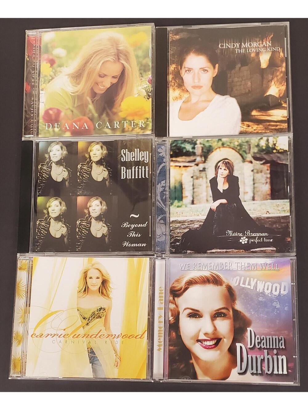 Lot of 6 Country Music CDs by Deana Carter, Cindy Morgan, Shelley Buffitt+ VG